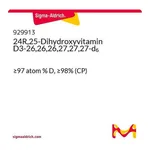 Merck 24R,25-Dihydroxyvitamin D3-26,26,26,27,27,27-d6