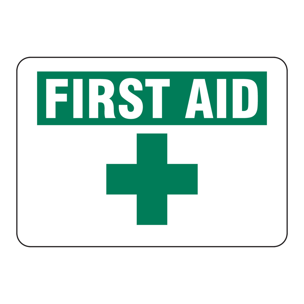 Brady First Aid Sign