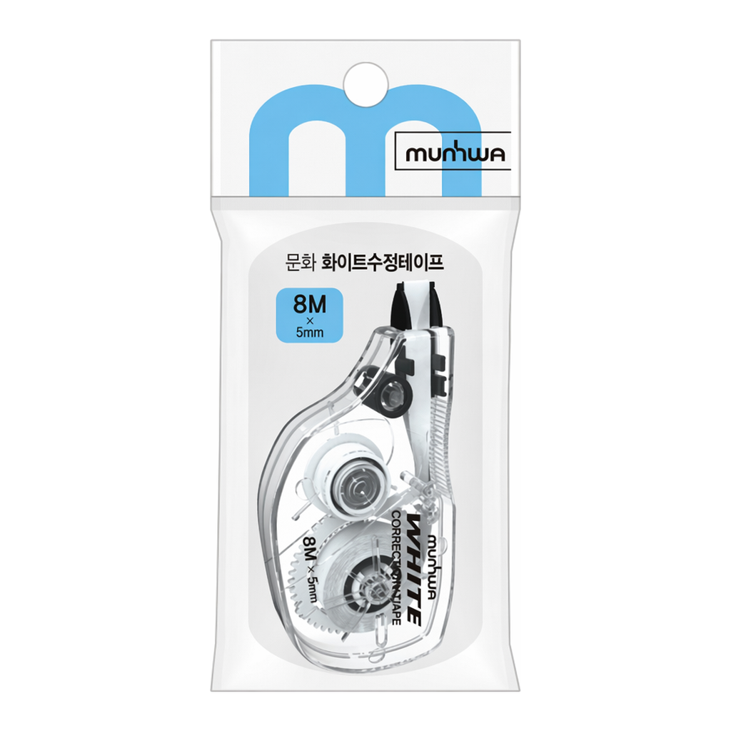 OFFICENEX 화이트 수정테이프(5mm*8M/문화연필)