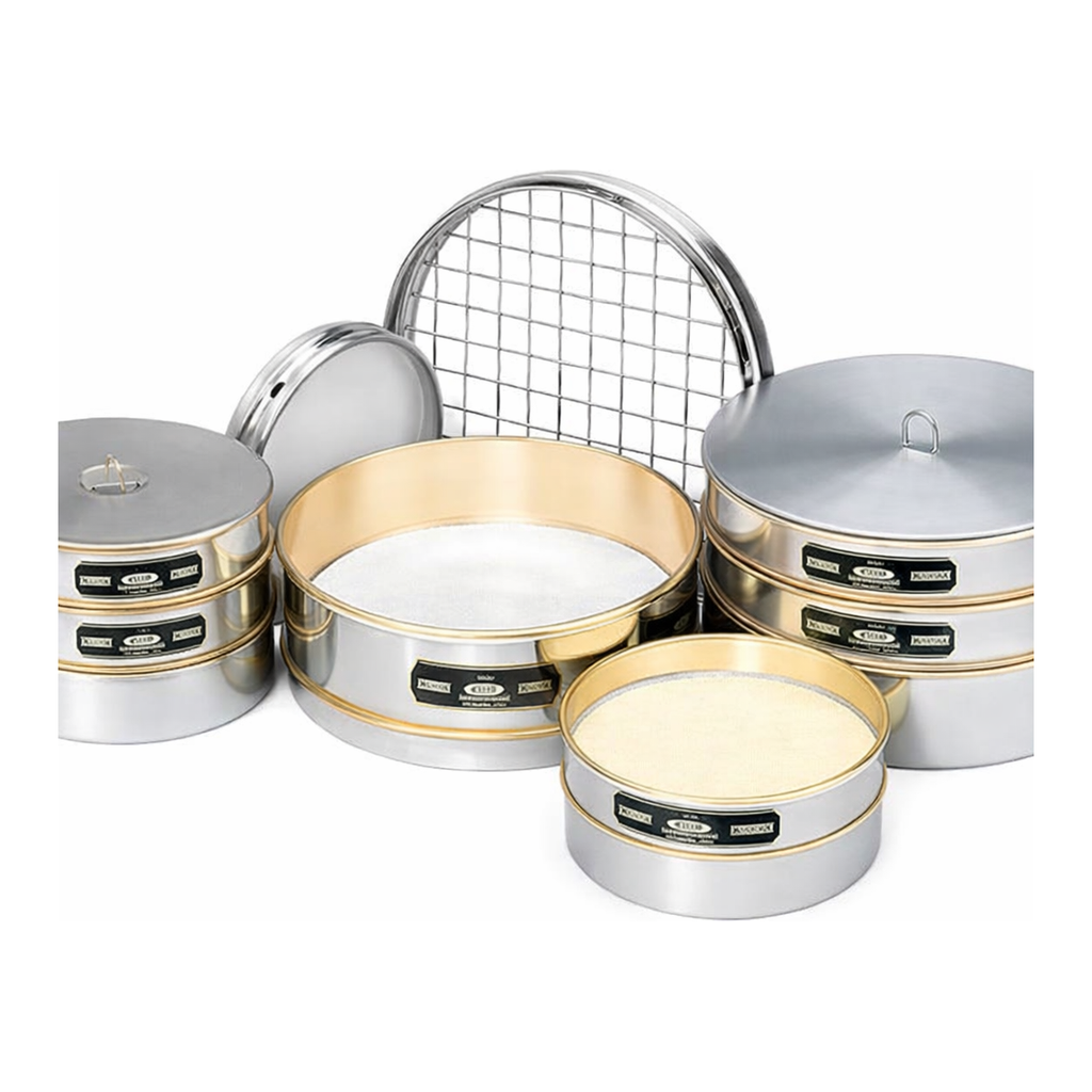 Thermo Fisher Scientific U.S. Standard Brass Test Sieves, 8 in. dia. x 2 in. D