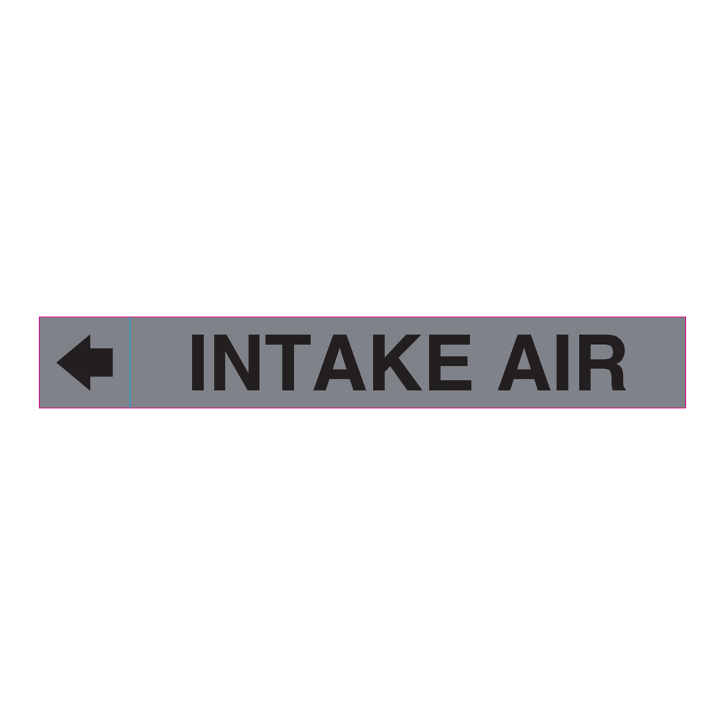 Brady INTAKE AIR Plenum Duct Marker