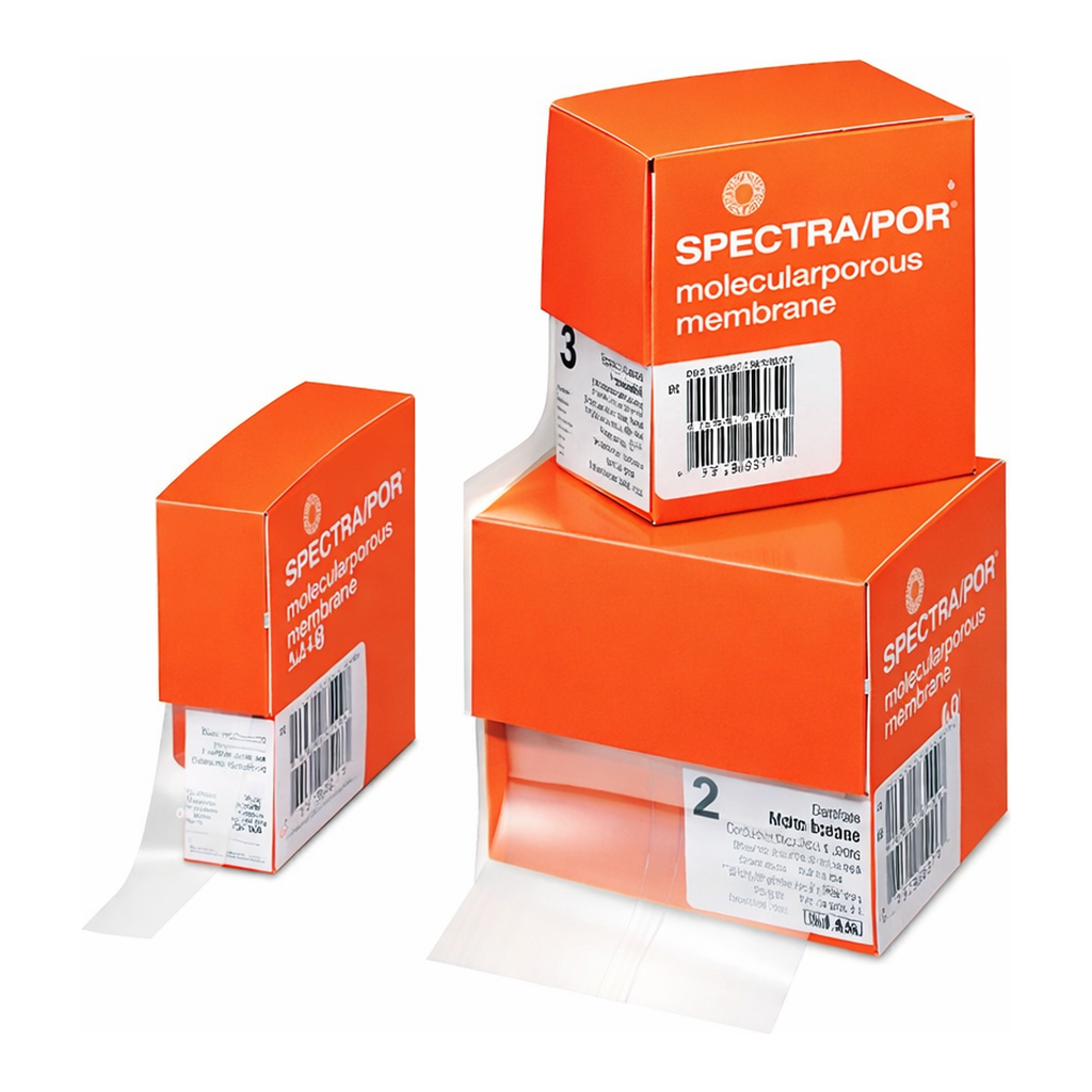 Thermo Fisher Scientific Spectra/Por 3 RC Dialysis Membrane Tubing 3500 Dalton MWCO, Flat width: 45mm