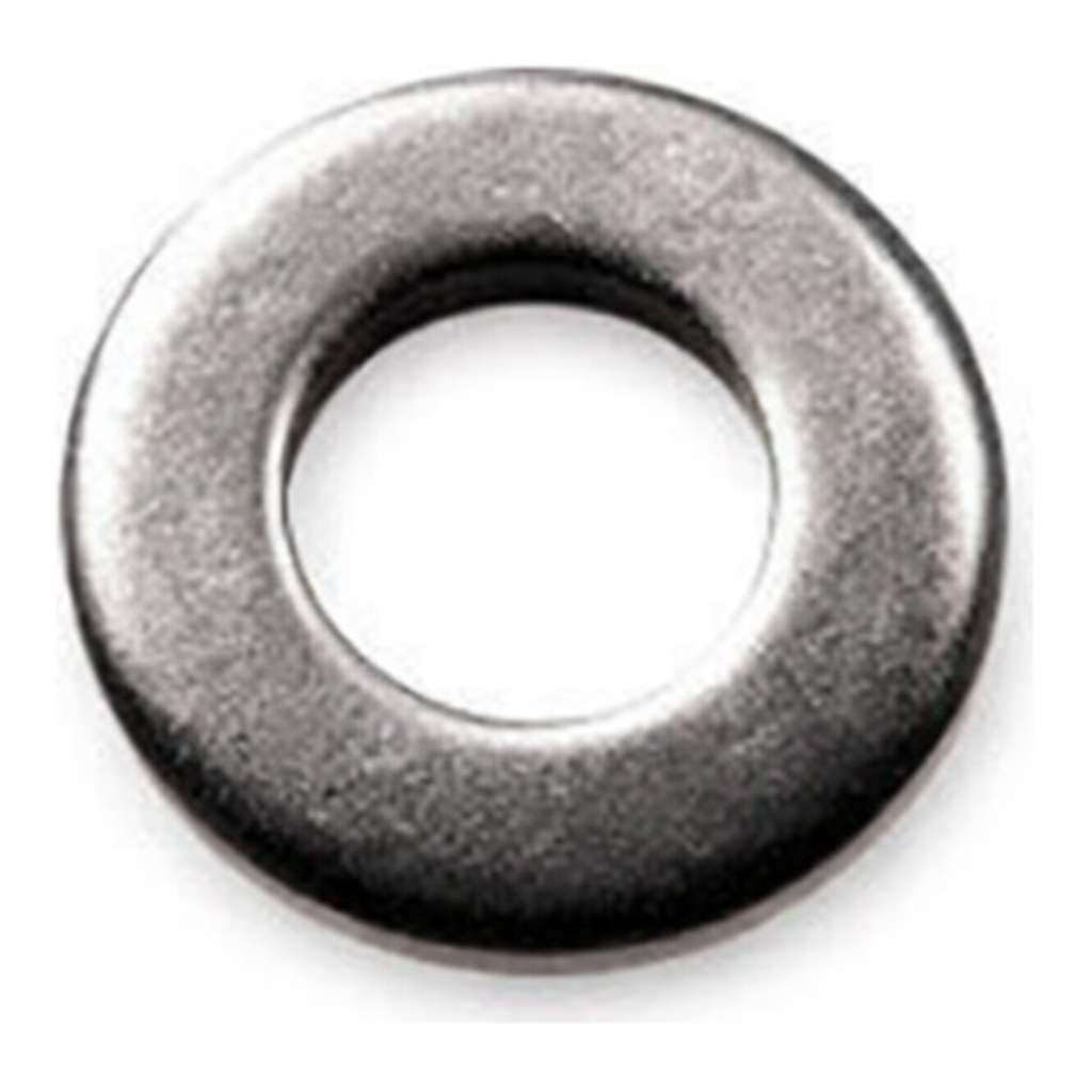 Waters Washer, Plain, M4, ST STL, 20/pk