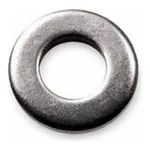 Waters Washer, Plain, M4, ST STL, 20/pk