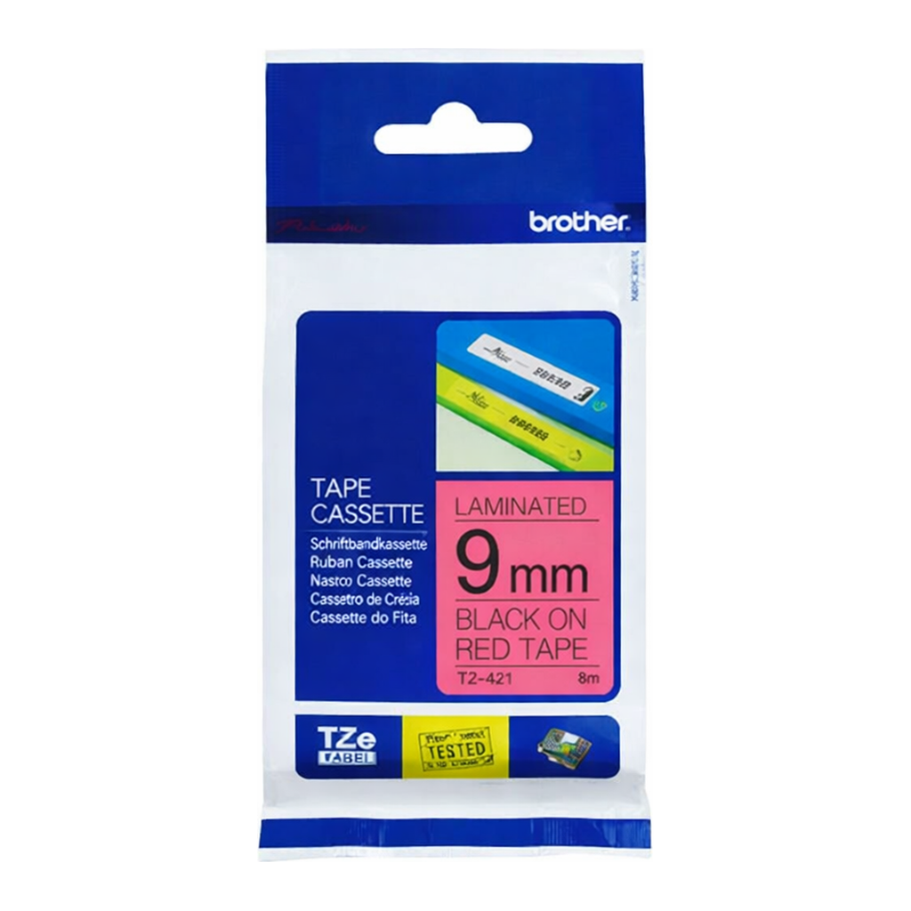 OFFICENEX 브라더 테이프카트리지(TZe-421/9mm/적색/흑색문자)