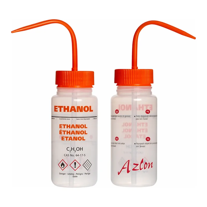 Merck Azlon Multi-Lingual Unvented Wash Bottles