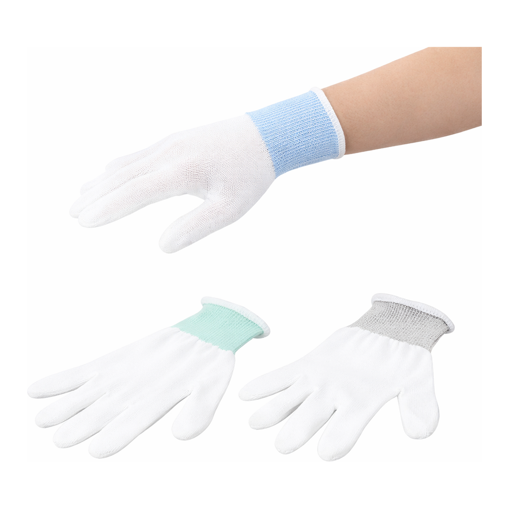 AS ONE Glove PU Coated, 초박형 장갑(18G 손가락끝 코팅)