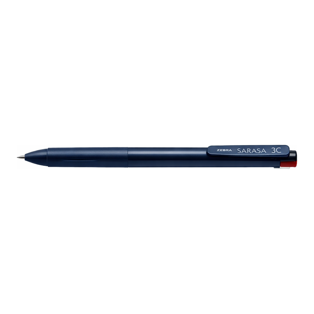 OFFICENEX 제브라 사라사클립 3색 0.5mm 다크블루
