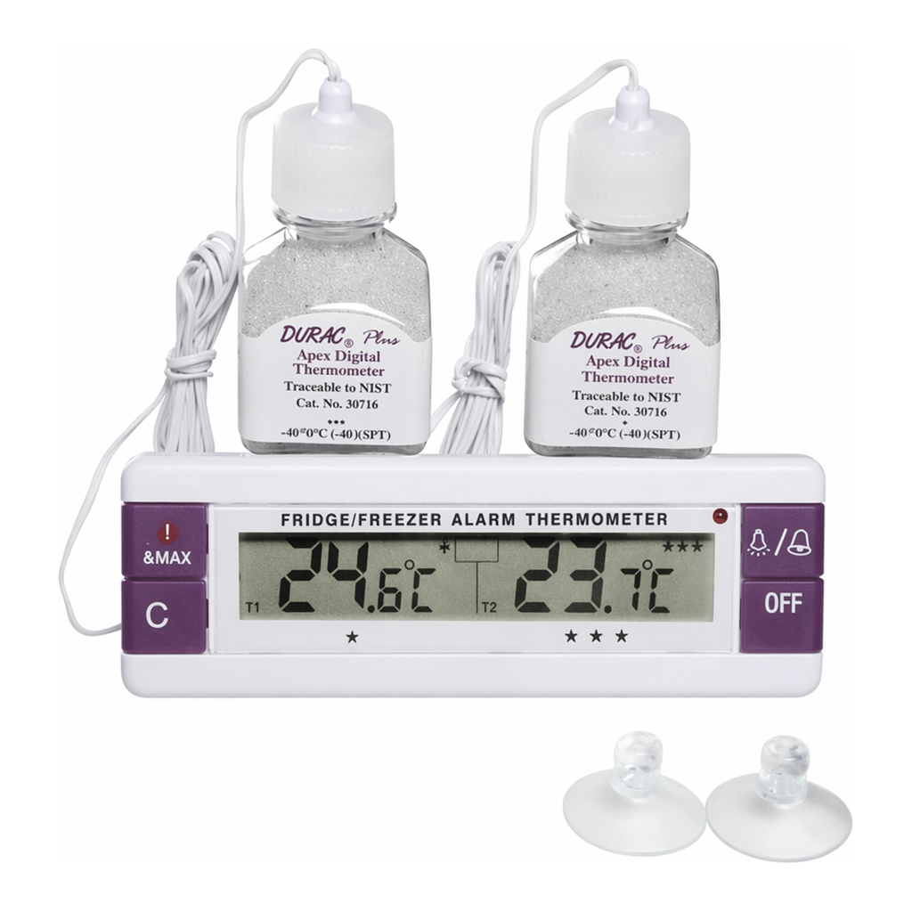 Merck SP Bel-Art(R) H-B Frio-Temp(R) Calibrated Dual Zone Electronic Verification Thermometer