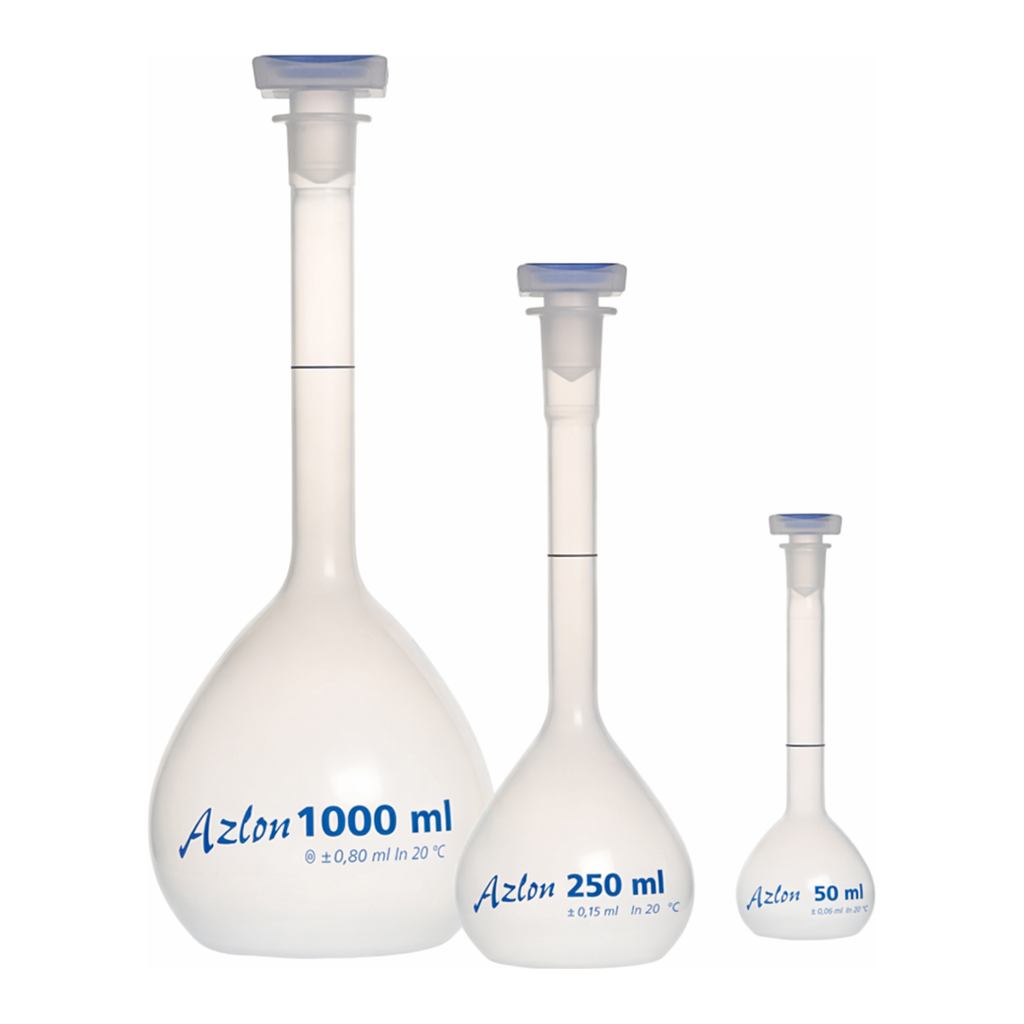 Merck Azlon Polypropylene Volumetric Flask With PPE Stopper