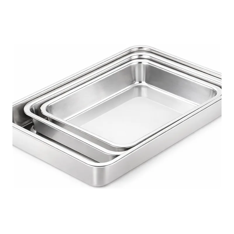 AS ONE Stainless Steel Square Tray (ECO CLEAN), 각형 스테인리스 트레이