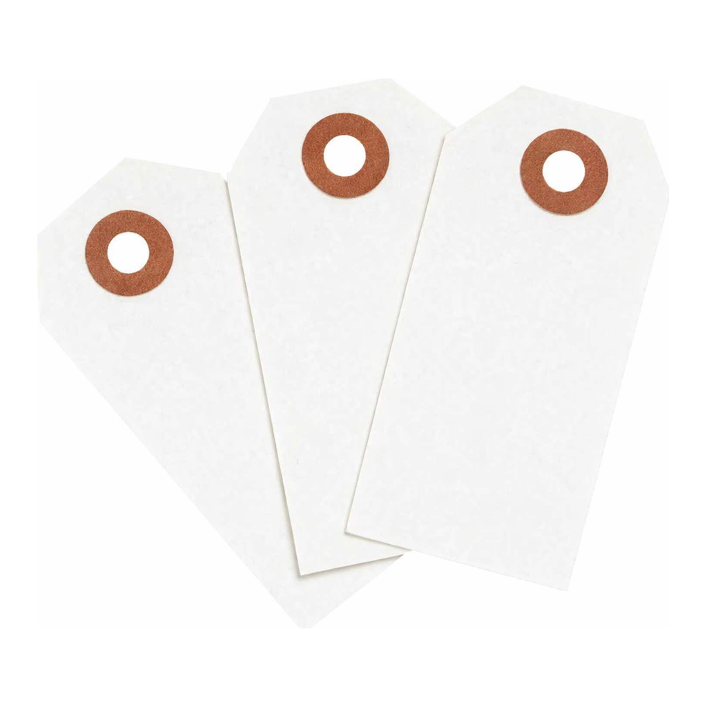 Brady Blank Heavy Duty White Tags