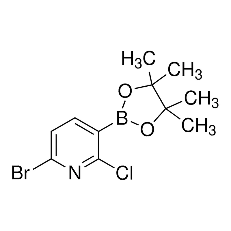 Merck 6-Bromo-2-chloro-3-(4,4,5,5-tetramethyl-1,3,2-dioxaborolan-2-yl)pyridine