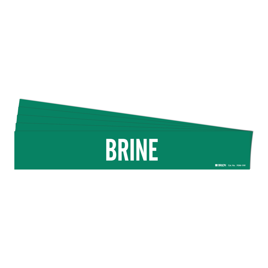 Brady BRINE Pipe Marker