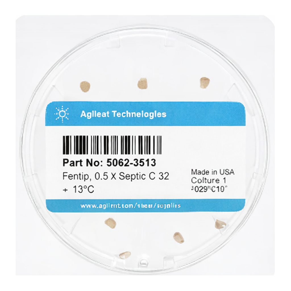 Agilent Ferrule, 0.5mm Vespel 0.32 col 10/PK
