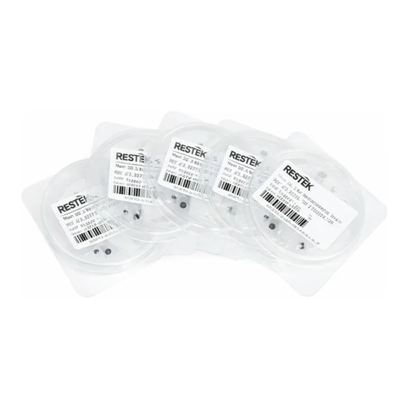 Restek Ferrule, Vespel/Graphite, VG2, 60% Vespel/40% Graphite Compact 1/16in X 0.4mm ID Pack of 5