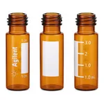 Agilent Vial,screw,4ml,ambr,WrtOn,100PK