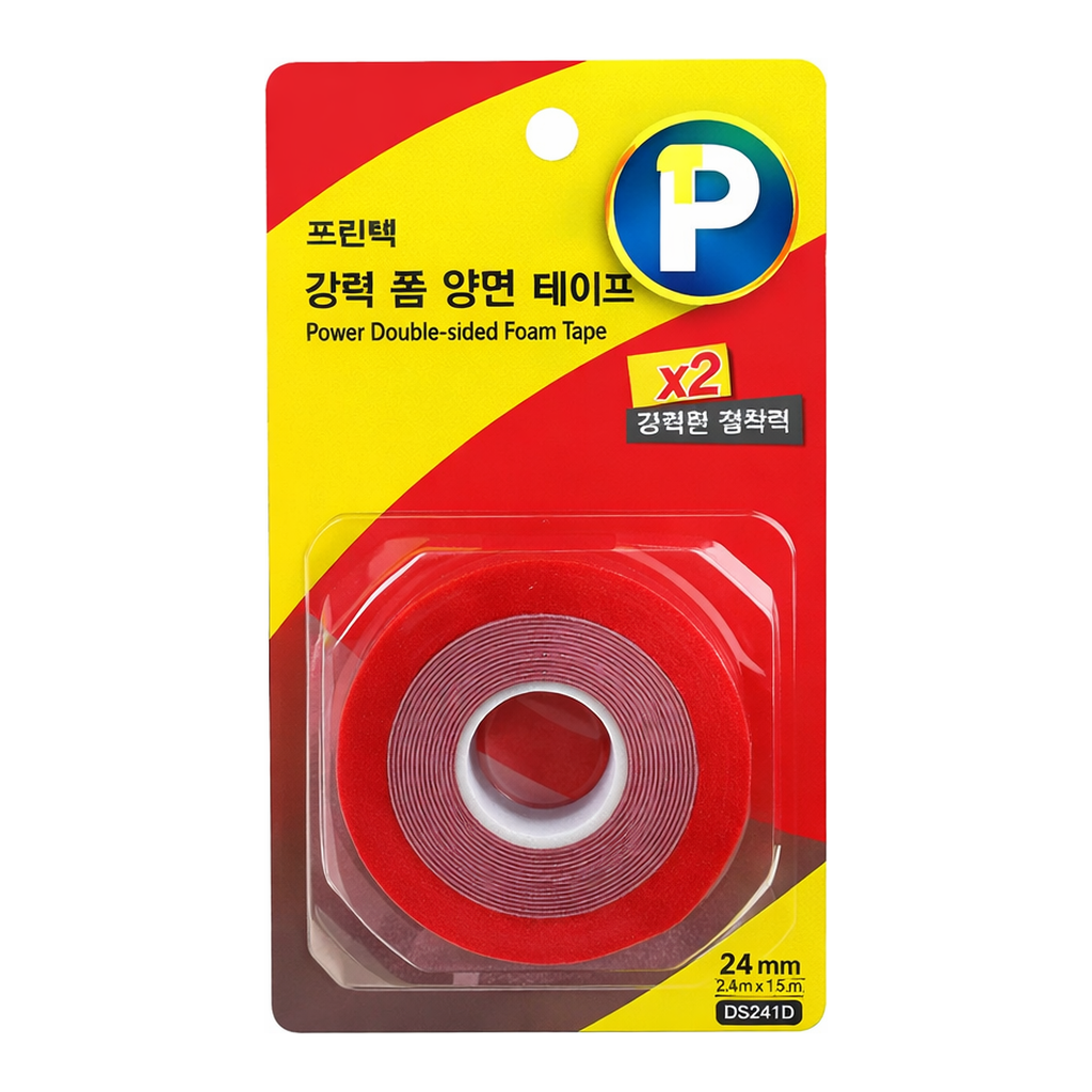 OFFICENEX 프린텍 DS241D 강력폼양면테이프(24 x 1.5)