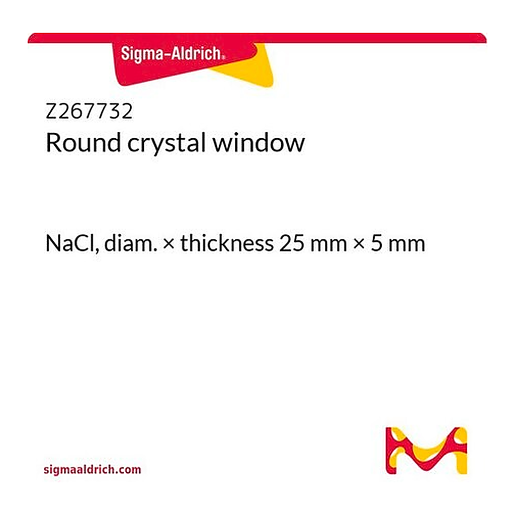 Merck Round crystal window