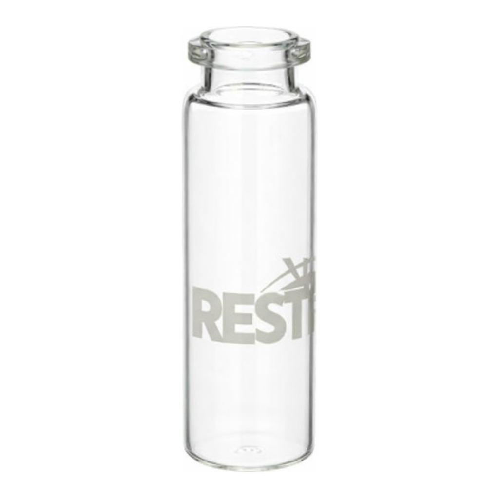 Restek Vials, Headspace, 20ml Clear 23x75mm Rounded Bottom Pack of 100