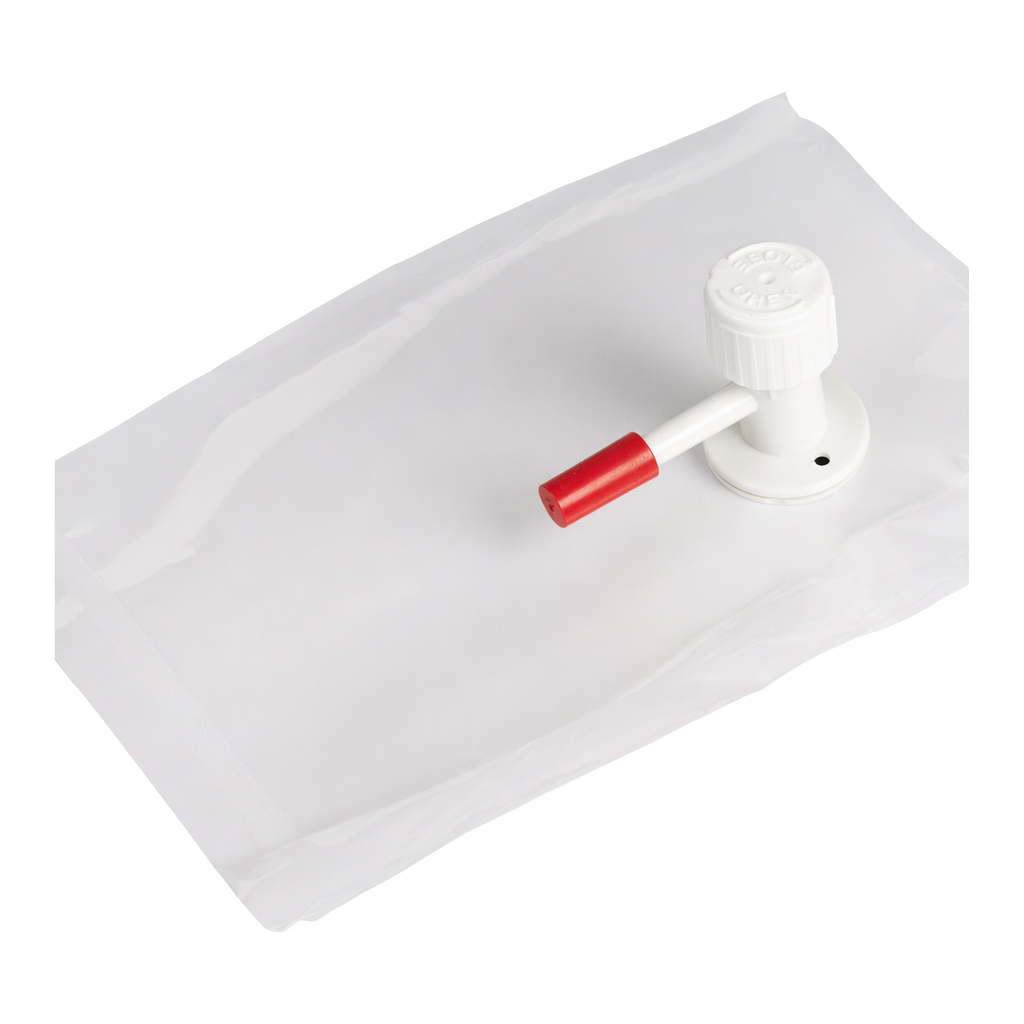 Restek Tedlar Bag, w/Single Polypropylene Valve & Septum Fitting 100 Liter Cap., 28in x 36in, 3pk