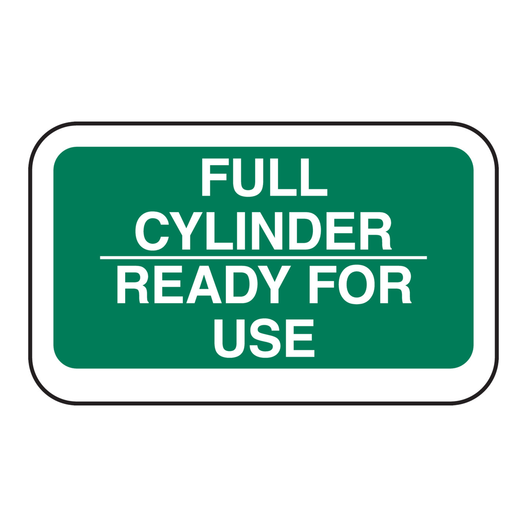 Brady Full Cylinder Ready For Use Sign
