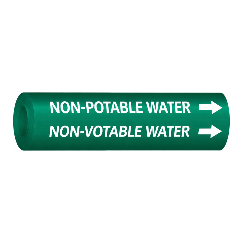 Brady NON-POTABLE WATER High Performance Pipe Marker