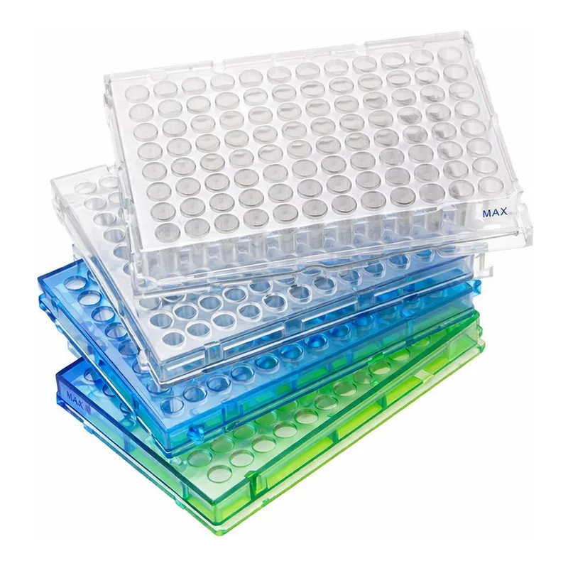Thermo Fisher Scientific Armadillo PCR Plate, 96-well, blue, semi-skirted, low profile, clear wells, barcoded