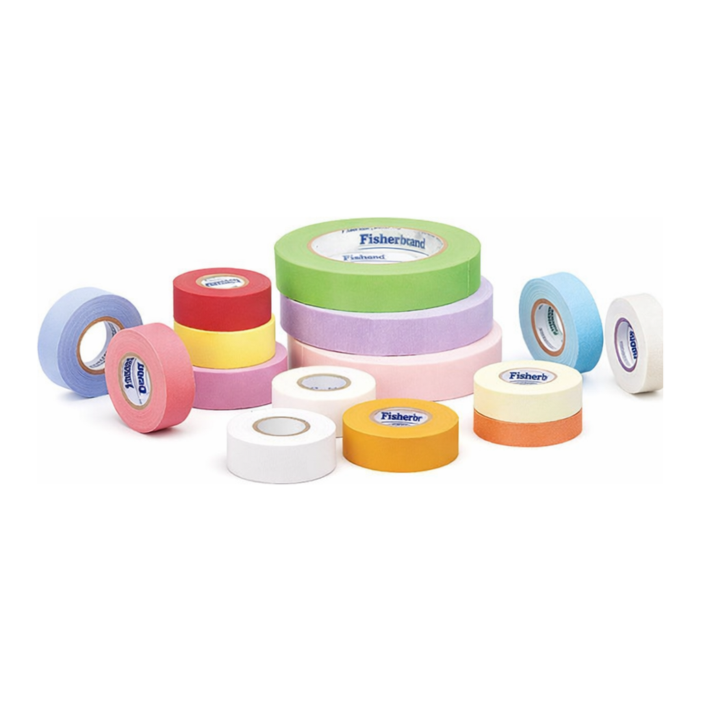 Thermo Fisher Scientific Colored Labeling Tape 0.5 in x 14 yds, 13mm x 13m; Red