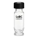 Waters LCGC Certified Clear Glass 12 x 32 mm Screw Neck Max Recovery Vial, with Cap and PTFE/Silicone Septum, 1.5 mL Volume, 100/pk