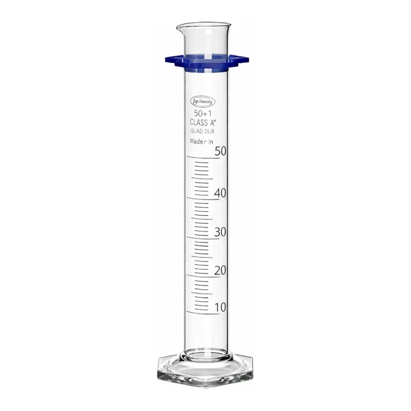 Glassco ASTM A-class Double Metric Scale Measuring Cylinder