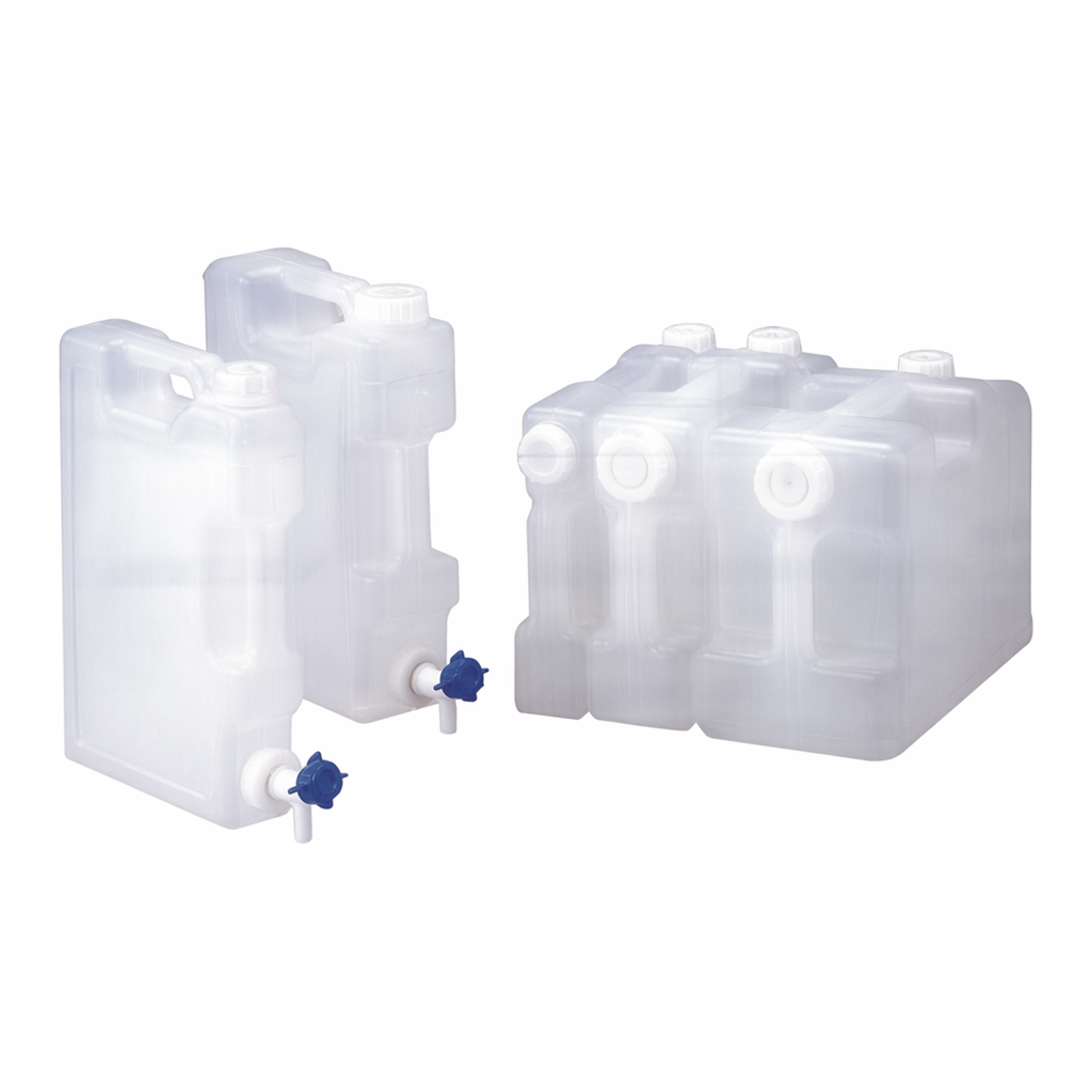 AS-ONE 5·10 Lit PP Square Aspirator Bottle/Carboy