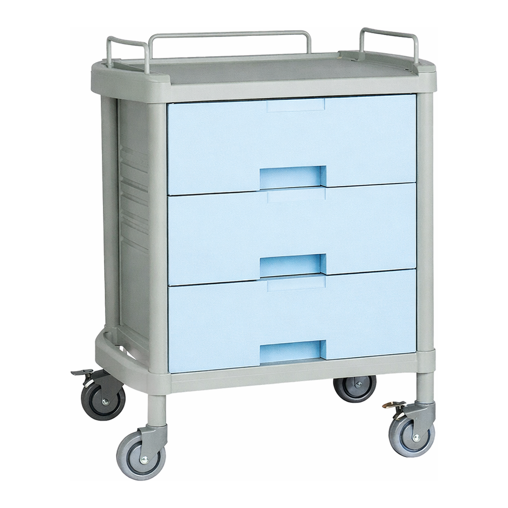 ABS Drawer Dressing Cart