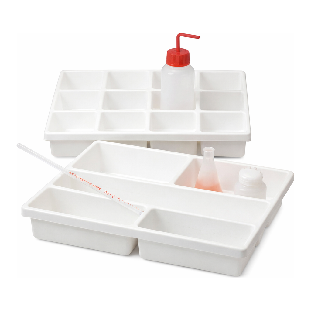 KARTELL PVC White Sectional Tray