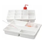 KARTELL PVC White Sectional Tray