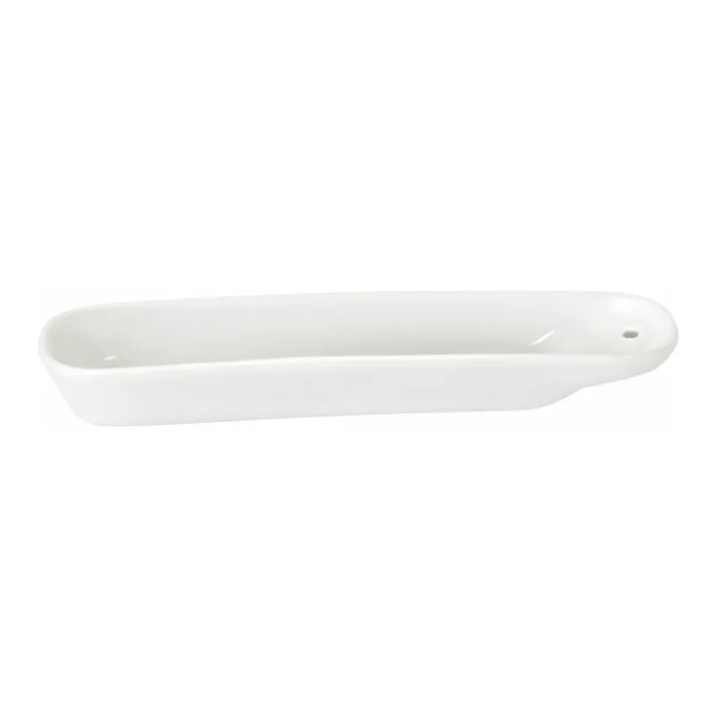 Silico & Chemico Porcelain Works Glazed Porcelain Combustion Boat