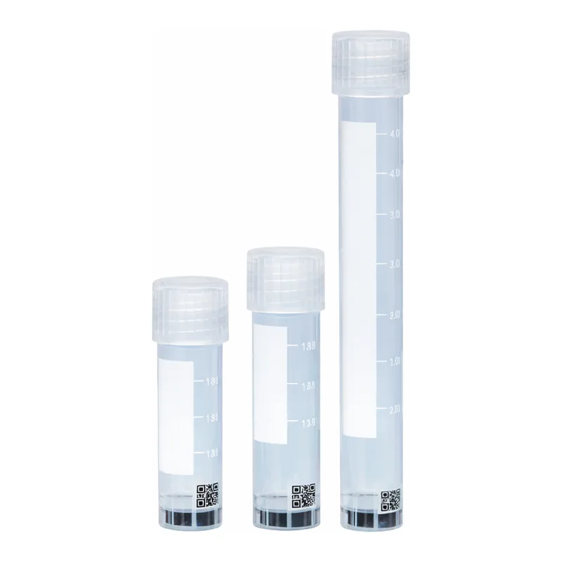 CryoTain TM 1.2~5㎖ 1D & 2D Wall & Bottom Barcoded PP Sterile Cryovial