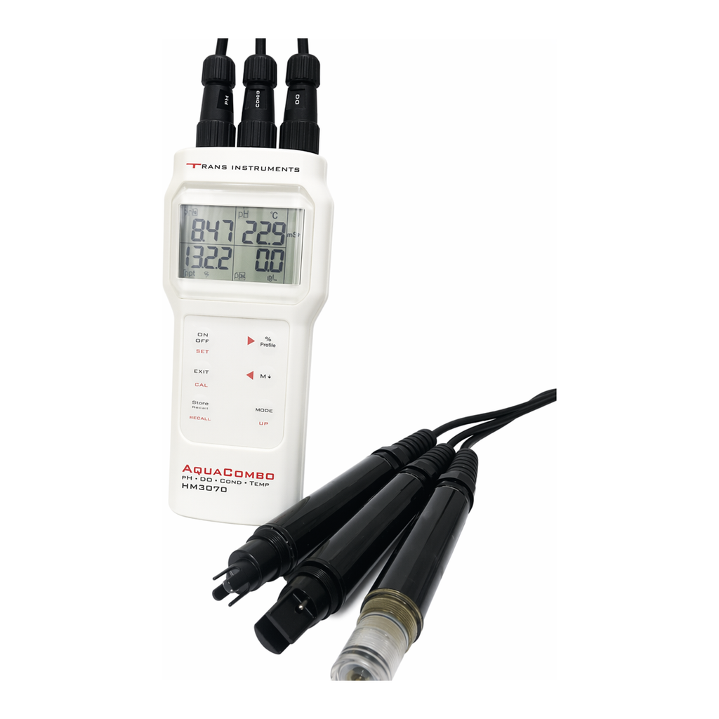 Trans Precise Portable pH·DO·Conductivity·Salinity·Temp Meter Set “AquaCOMBO”