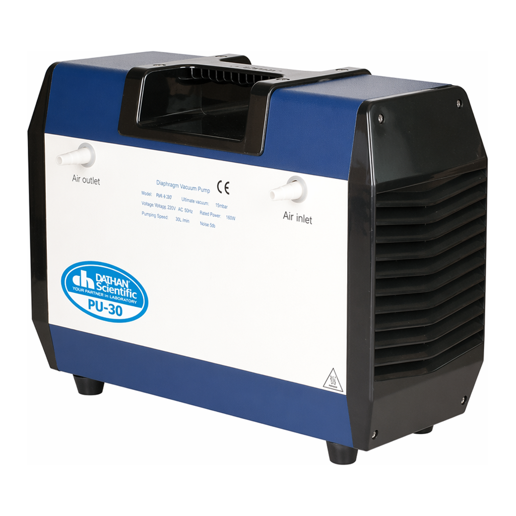 SciLab 내부식성 진공/압력 다이어프램 펌프 15mbar Anticorrosive Vacuum/Pressure Diaphragm Pump “PU-30”