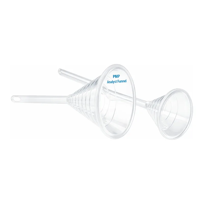 VIT-LAB PMP 투명 분석용 펀넬 PMP Spiral-shape Ribs Analyst Funnel