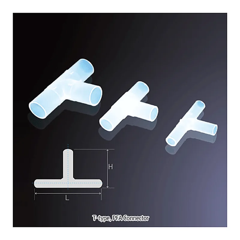 SciLab Pure PFA Connector for Flexible Tubing or Melt-Fitting
