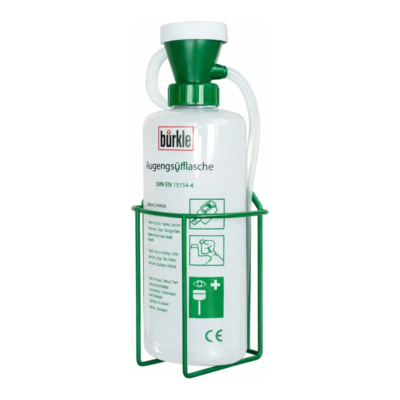 Burkle PE Eye Rinsing Bottle 600㎖With Valve & Dust Protection Cap