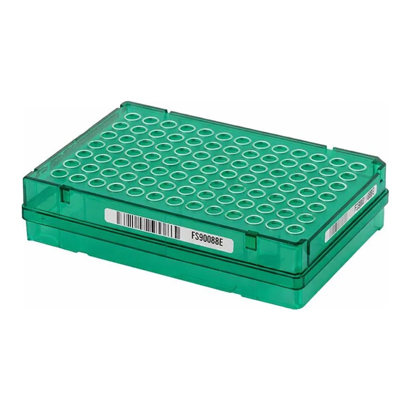 Thermo Fisher Scientific MicroAmp EnduraPlate Optical 96-Well Full-Skirted Plates with Barcode, green