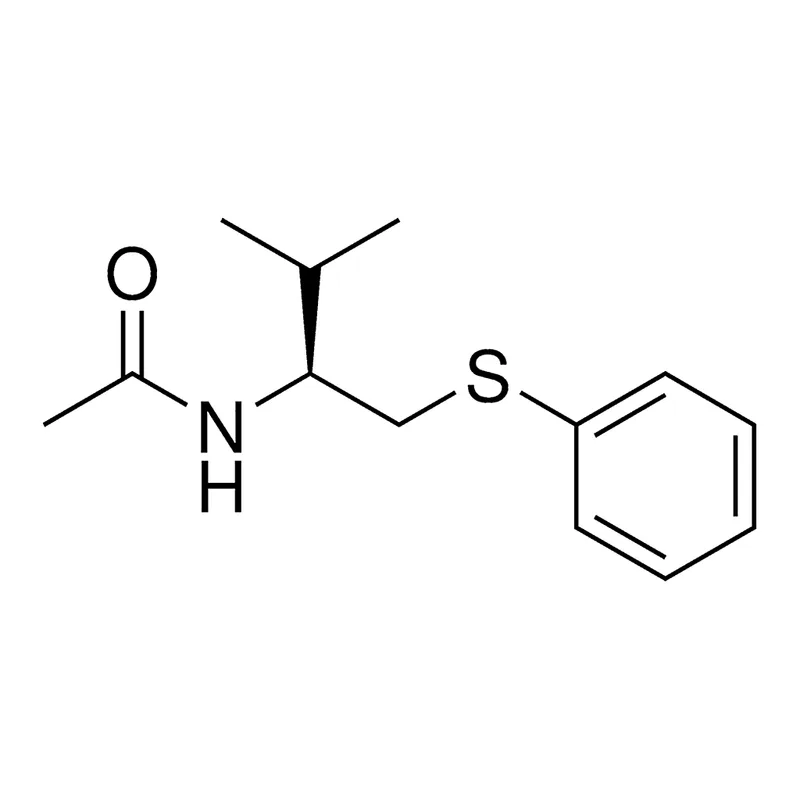 Merck (S)-N-(3-Methyl-1-(phenylthio)butan-2-yl)acetamide