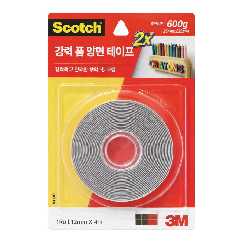 Daihan Science 3M Scotch “2×Strong” Foam Double Sided Tape, “3000” w12 & 24mm, L1.5~2m<br>For