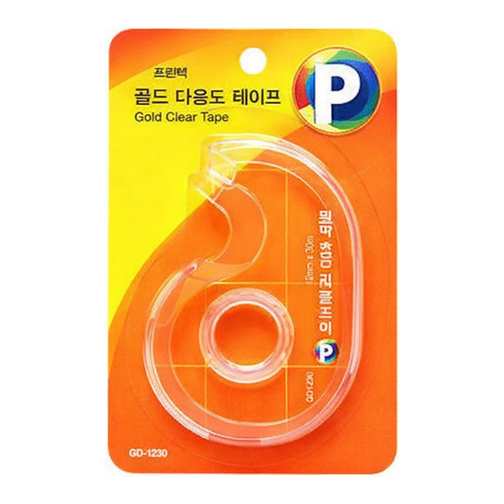 OFFICENEX 프린텍 GD1230 골드다용도테이프ㅡ디스펜서(12 x 30)