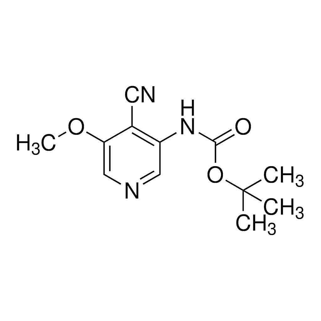 Merck tert-Butyl 4-cyano-5-methoxypyridin-3-ylcarbamate