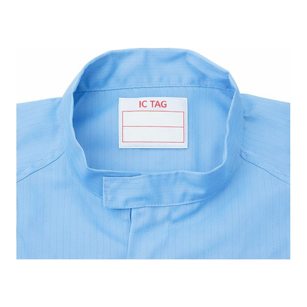 AS ONE Dust-Free Garment AS 199 C Unisex Coverall (Compatible with IC tags) Blue S