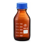 AS ONE Screw-Top Medium Bottle SCC Brown 100mL