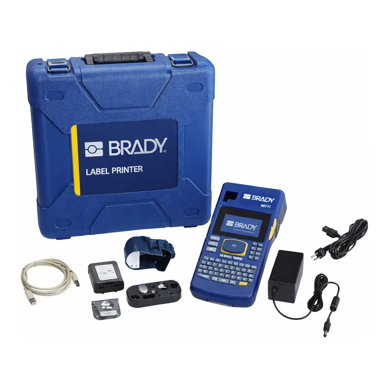 Brady M510 Portable Industrial Label Printer with Accessories Kit
